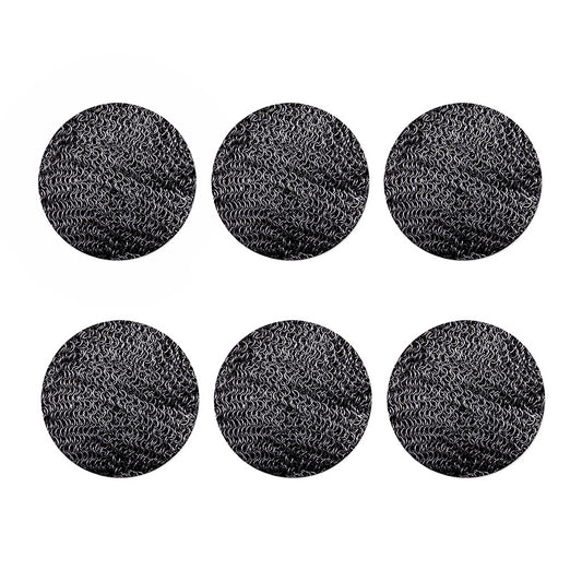Silver Chainmail Print Coaster Set