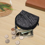 Silver Chainmail Print Coin Purse