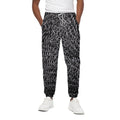 Silver Chainmail Print Cotton Sweatpants
