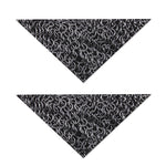 Silver Chainmail Print Dog Bandana
