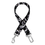 Silver Chainmail Print Dog Seat Belt