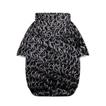 Silver Chainmail Print Dog Zip Up Hoodie