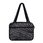 Silver Chainmail Print Double Strap Bible Bag