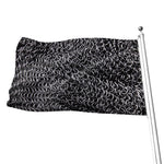 Silver Chainmail Print Flag