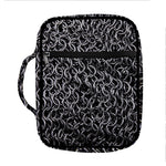 Silver Chainmail Print Front Pocket Bible Bag