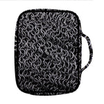 Silver Chainmail Print Front Pocket Bible Bag