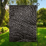 Silver Chainmail Print Garden Flag