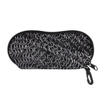 Silver Chainmail Print Glasses Case