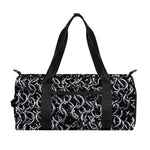 Silver Chainmail Print Gym Bag