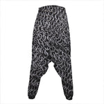 Silver Chainmail Print Hammer Pants