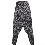 Silver Chainmail Print Hammer Pants