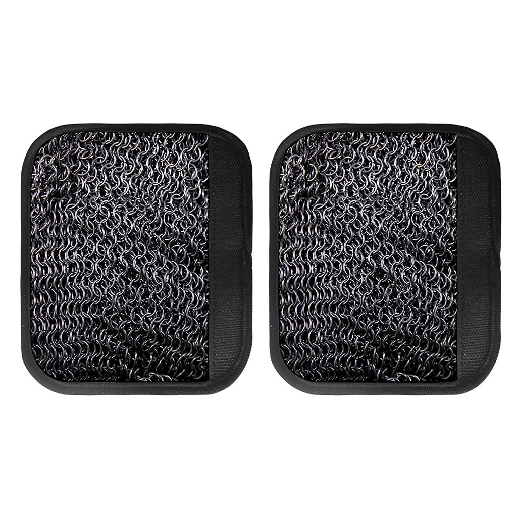 Silver Chainmail Print Handle Covers