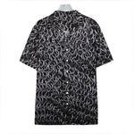 Silver Chainmail Print Hawaiian Shirt