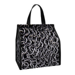 Silver Chainmail Print Insulated Lunch Tote