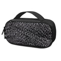 Silver Chainmail Print Portable Cooler Travel Case