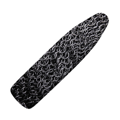 Silver Chainmail Print Ironing Board Cover