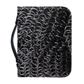 Silver Chainmail Print Leather Bible Cover