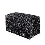 Silver Chainmail Print Leather Tissue Box Cover