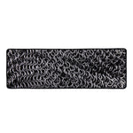 Silver Chainmail Print Long Kitchen Mat