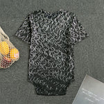 Silver Chainmail Print Men's Bodysuit