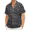 Silver Chainmail Print Men's Deep V-Neck Shirt