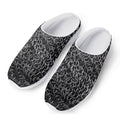 Silver Chainmail Print Mesh Casual Shoes