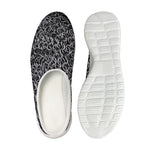 Silver Chainmail Print Mesh Casual Shoes