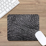 Silver Chainmail Print Mouse Pad