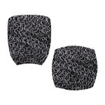 Silver Chainmail Print Office Chair Cover