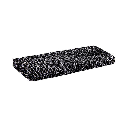 Silver Chainmail Print Piano Keyboard Cover