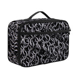 Silver Chainmail Print Portable Lunch Bag