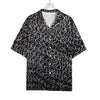 Silver Chainmail Print Rayon Hawaiian Shirt