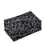 Silver Chainmail Print Rectangle Tissue Box Cover