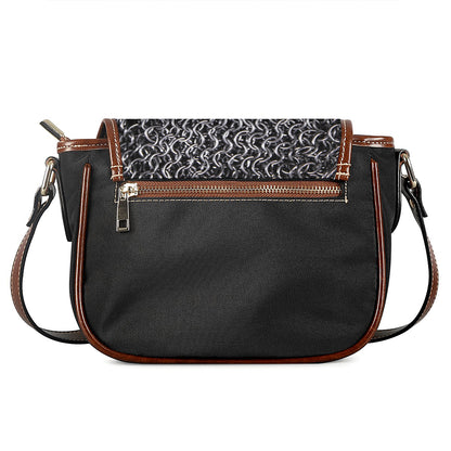 Silver Chainmail Print Saddle Bag