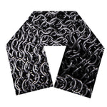 Silver Chainmail Print Scarf