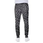 Silver Chainmail Print Scuba Joggers