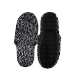 Silver Chainmail Print Slippers