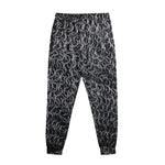 Silver Chainmail Print Sweatpants