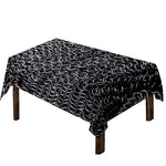 Silver Chainmail Print Tablecloth