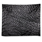 Silver Chainmail Print Tapestry