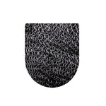 Silver Chainmail Print Toilet Lid Cover