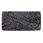 Silver Chainmail Print Towel