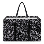 Silver Chainmail Print Utility Tote Bag