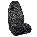 Silver Chainmail Print Waterproof Car Seat Cover