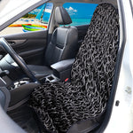 Silver Chainmail Print Waterproof Car Seat Cover