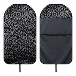 Silver Chainmail Print Waterproof Car Seat Cover