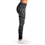 Silver Chainmail Print Women's Leggings