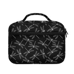 Silver Dragonfly Pattern Print Briefcase Bible Bag