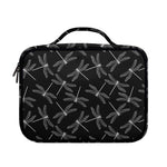 Silver Dragonfly Pattern Print Briefcase Bible Bag