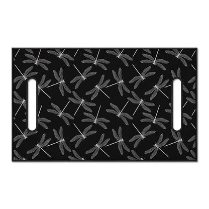 Silver Dragonfly Pattern Print Golf Cart Seat Cover